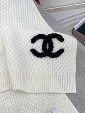 SCARF 190 CM IN WHITE CASHMERE 393183