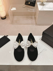 MARY JANE SHOES BLACK CALFSKIN