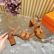JAZZ 90 SANDAL IN BRONZE BROWN SUEDE