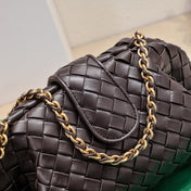 Teen Lauren 1980 With Chain 31.5 Chocolate Leather Ghw