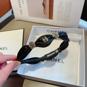 BLACK SILK HAIRBAND 410837
