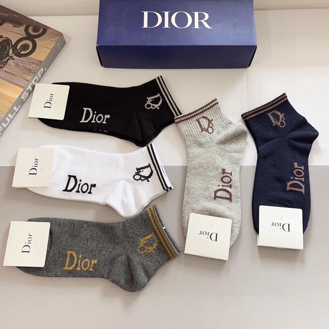 DIOR 26S ANKLE SOCKS 403776 (1 BOX)
