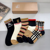 BURBERRY 26S ANKLE SOCKS 421017 (1 BOX)