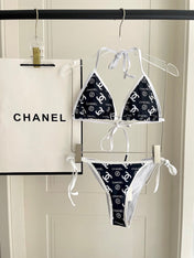 BIKINI SWIMSUIT IN BLACK AND WHITE AND PRINTED 627825
