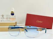 PREMIÈRE GEOMETRIC FRAME SUNGLASSES CT0621S IN METAL AND WOODEN