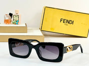 DIAGONAL RECTANGULAR FRAME SUNGLASSES FE40182 IN ACETATE