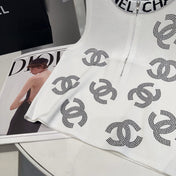 TANK TOP 625959 IN WHITE COTTON RIBBED EMBOSSED LOGO