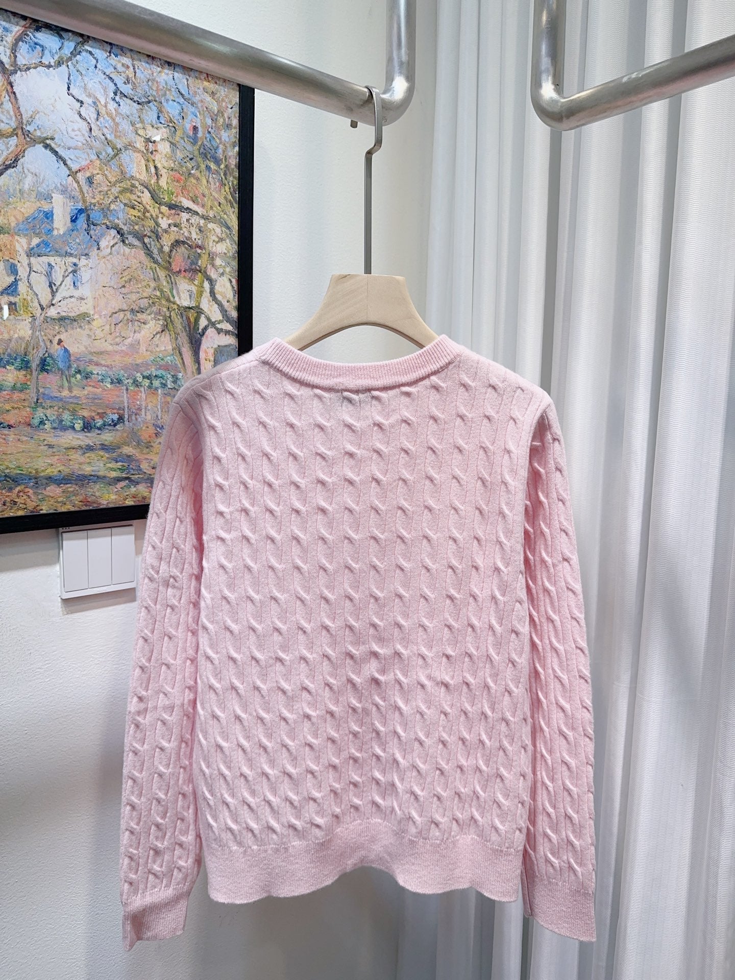 MONCLER 25S LONG-SLEEVE CREWNECK SWEATER 382