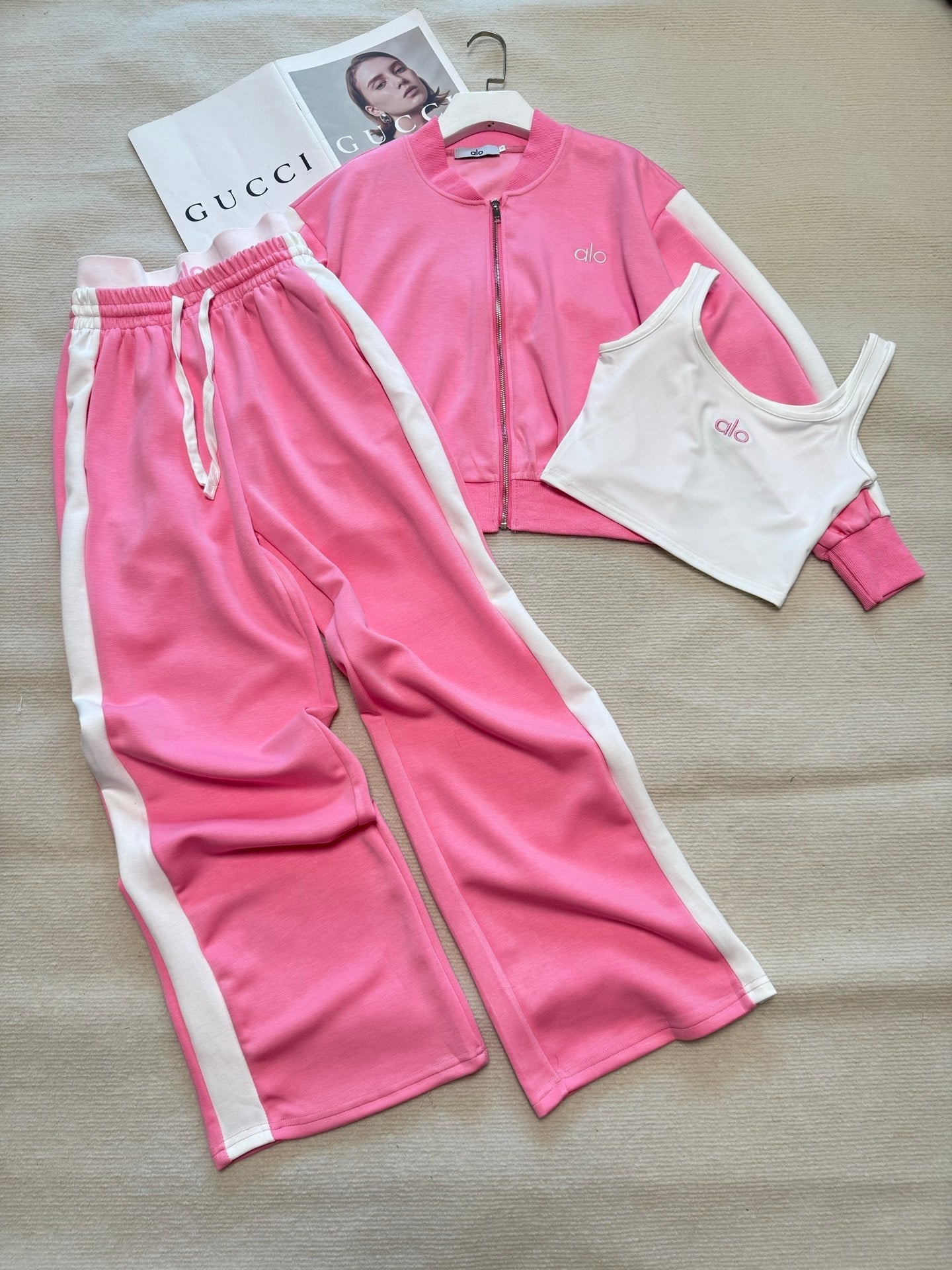 ALO THREE-PIECE SPORTSWEAR SET STYLE 23