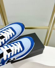 SNEAKER IN SKY MIX COBALT BLUE SUEDE