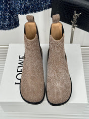 LW CAMPO CHELSEA BOOT BROWN BRUSHED SUEDE