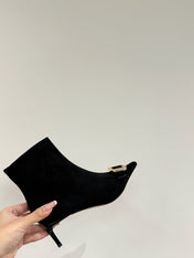 BELLE VIVIER CHELSEA BOOTIES IN BLACK SUEDE