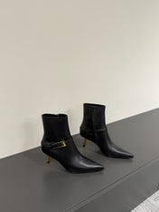 LEE BOOTS IN BLACK SMOOTH CALFSKIN