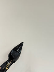 LEE SLINGBACK PUMPS 75 MM IN BLACK PATENT CALFSKIN
