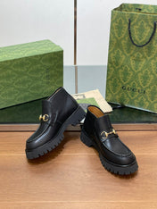 HORSEBIT ANKLE BOOTS 4.5CM IN BLACK CALFSKIN