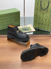 HORSEBIT ANKLE BOOTS 4.5CM IN BLACK CALFSKIN