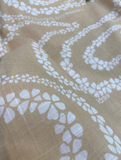 PETAL SNAKE PRINT DRESS 25S IN SILK COTTON  266261