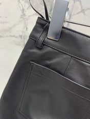 YSL 25S LEATHER MINI SKIRT STYLE 225