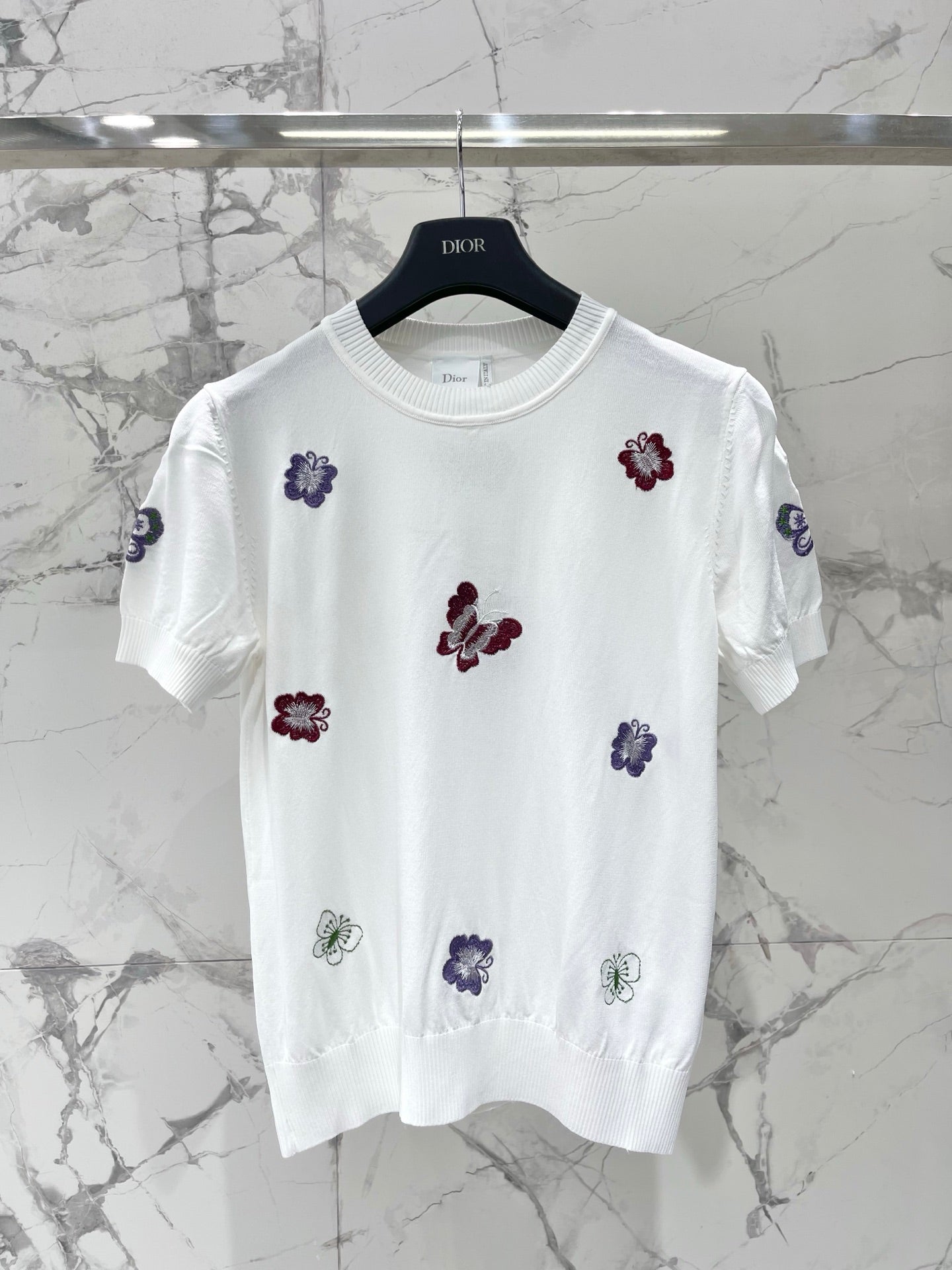 DIOR 26S SHORT-SLEEVED SWEATER 1259