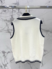 CHANEL 26S SLEEVELESS KNIT TOP 1417