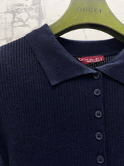 GUCCI 26S LONG-SLEEVE KNIT POLO 503