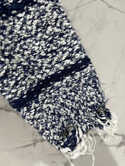 CELINE 26S FRAYED STRIPED KNIT HOODIE 639