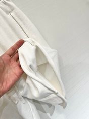 PRADA 26S LINEN COTTON TROUSERS 1020