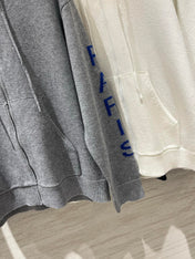 CELINE 26S SLEEVE ZIP-UP KNIT HOODIE 739