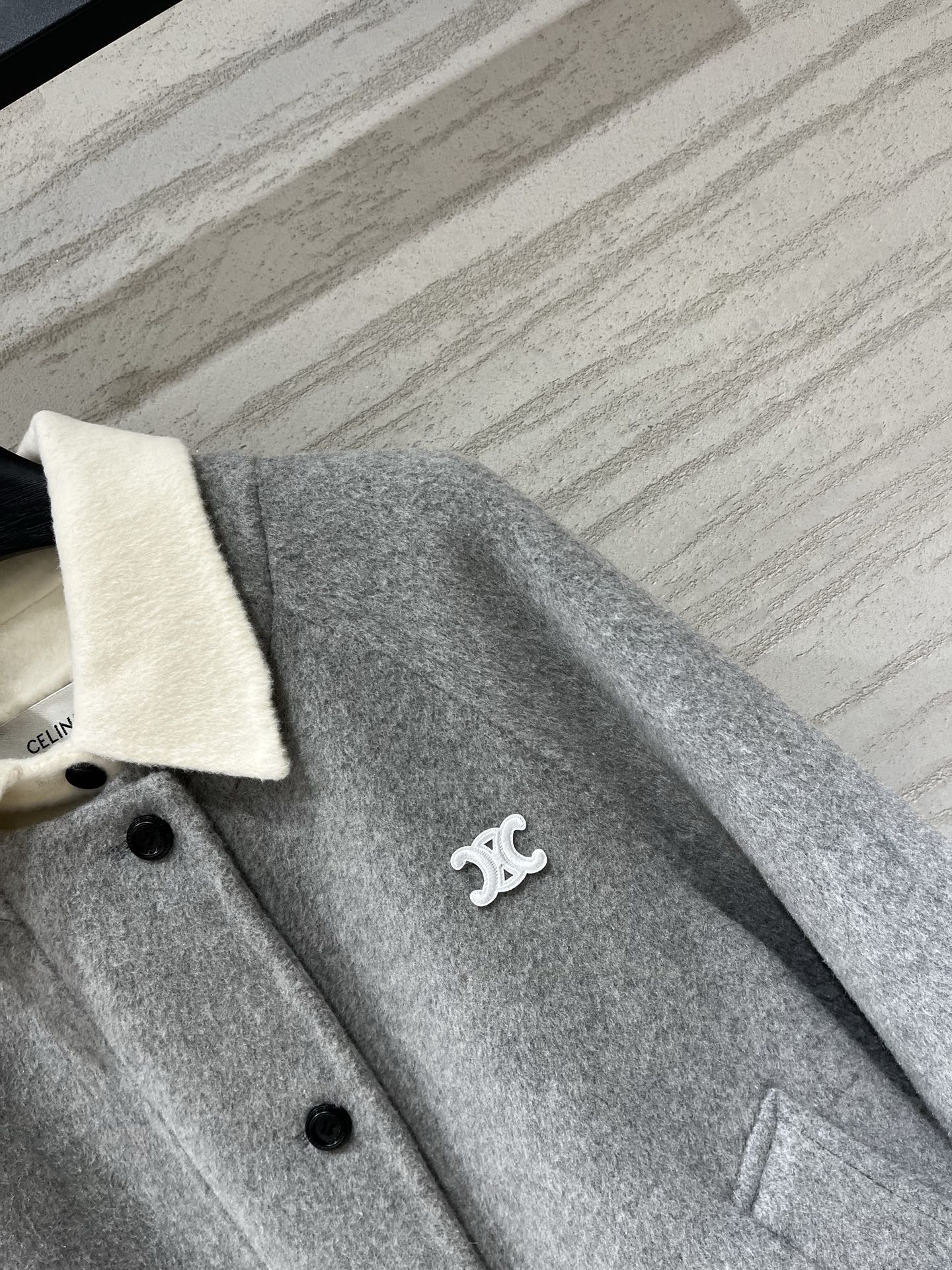 CELINE 26S COLLAR WOOL JACKET 606