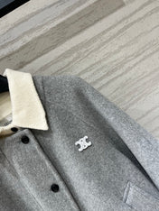 CELINE 26S COLLAR WOOL JACKET 606