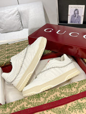 GG RE-WEB SNEAKER FOR COUPLE WHITE