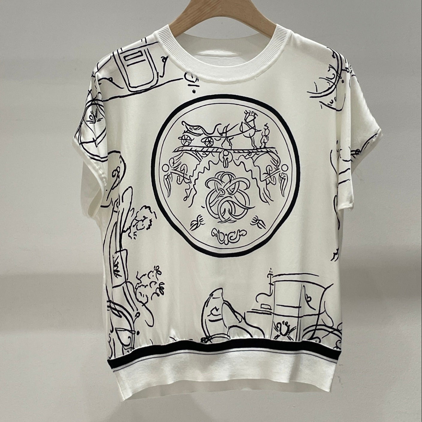 HERMES 26S SHORT SLEEVE T-SHIRT 559