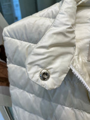 MONCLER 25S DOWN VEST IN WHITE 007