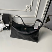 CHANEL 26S HOBO BAG 32 IN BLACK LAMBSKIN GOLD HARDWARE