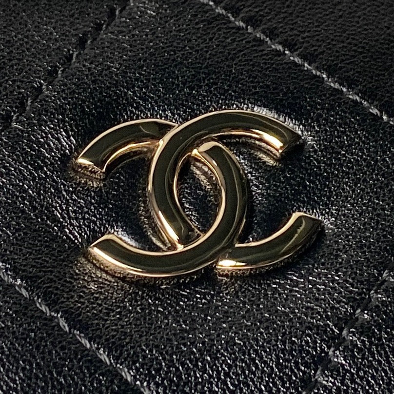 CHANEL 26S HOBO BAG 32 IN BLACK LAMBSKIN GOLD HARDWARE