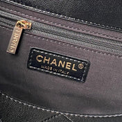CHANEL 26S HOBO BAG 32 IN BLACK LAMBSKIN GOLD HARDWARE
