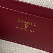 CHANEL 26S VANITY BAG 19 IN IVORY WHITE CAVIAR CALFSKIN GOLD HARDWARE