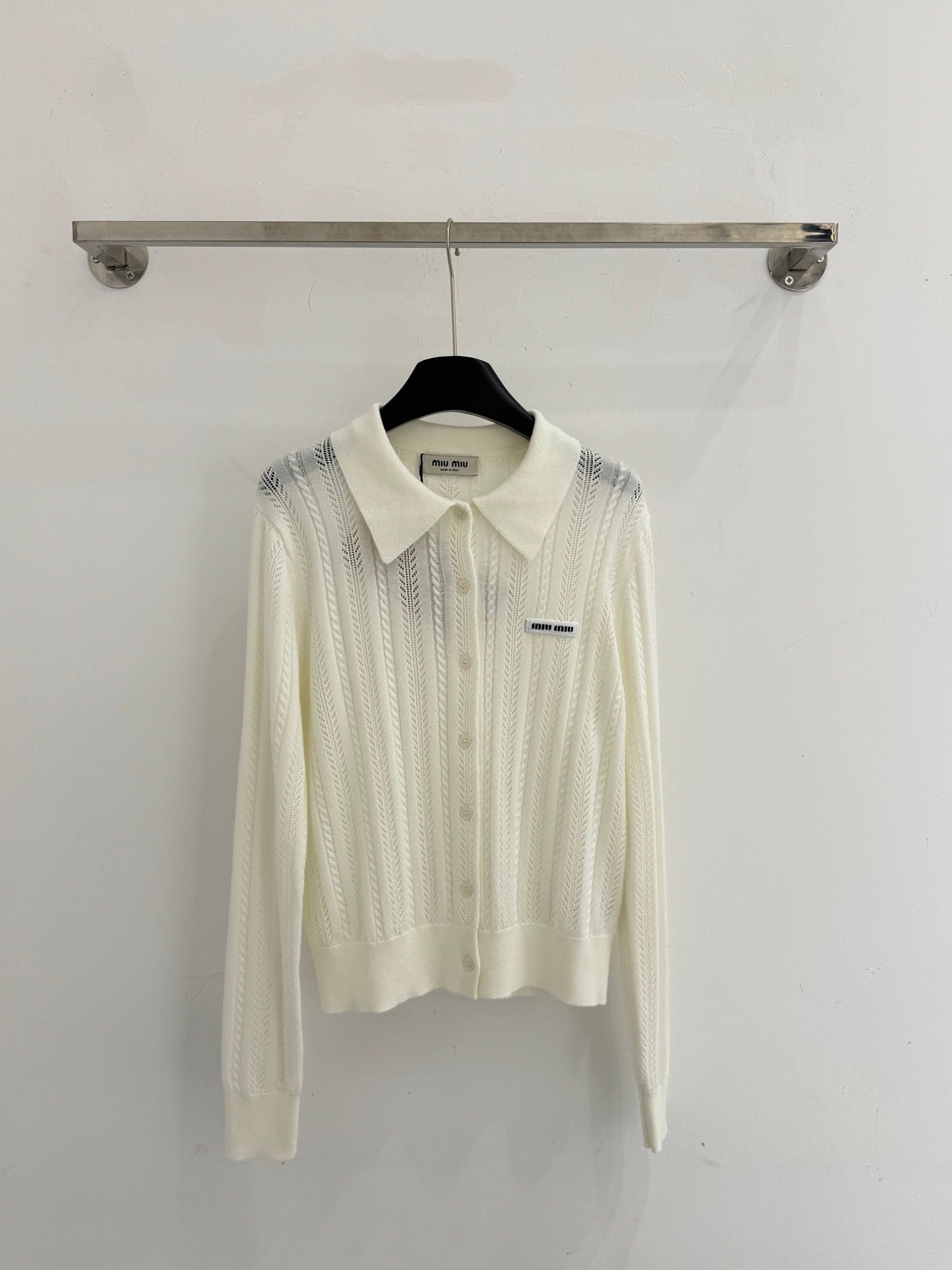 MIUMIU KNIT POLO SHIRT STYLE 61