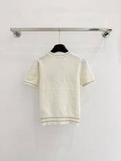DIOR 25S SHORT-SLEEVE CREW NECK SWEATER 467