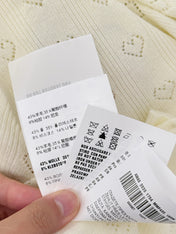 MIUMIU 26S SHORT-SLEEVED SWEATER STYLE 1076