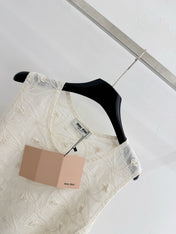 MIUMIU 26S LACE TANK TOP STYLE 1071