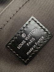 LV 25S NIL BAG 25 IN BLACK CALFSKIN SILVER HARDWARE