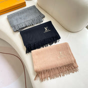 SCARF 180 CM IN BLACK CASHMERE 396551