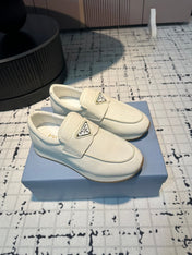 PRA SPORTY STYLE LOAFERS WHITE CALFSKIN