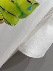 Loewe 25 T-shirt White mix Green Cotton 210229