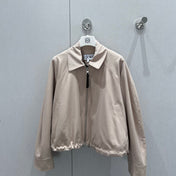 Loewe 25 Jacket Beige Cotton