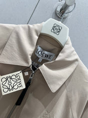 Loewe 25 Jacket Beige Cotton