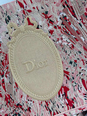 DIOR 26S LARGE BOOK TOTE 42 IN LIGHT BEIGE WOVEN FABRIC STYLE 2