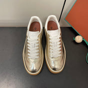 LP TENNIS WALK SNEAKERS LIGHT GOLD CALFSKIN