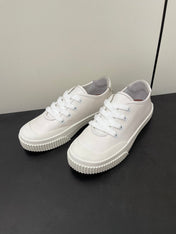 LP CLASSIC BISCUIT SNEAKERS WHITE CALFSKIN